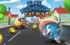 Blue Mushroom Cat Run