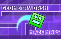 Play Geometry Dash Maze Maps now!