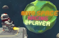 Play Moto Space Racing: 2 Player now!