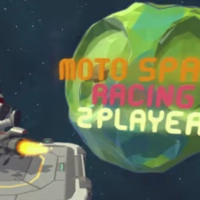 Moto Space Racing 2 Player