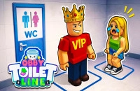PLay Obby Toilet Line now!