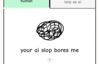 PLay Your AI Slop Bores Me now!