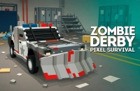 PLay Zombie Derby Pixel Survival now!